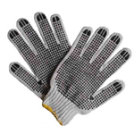 Cotton Knit-Wrist Gloves